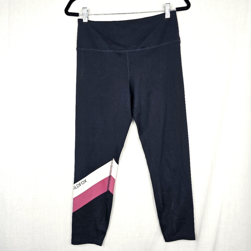 Wildfox‎ Sport HIgh Rise Leggings Black Women's Size Large